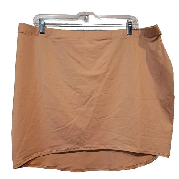 Skims Tube Skirt Bottom Cover Up Size 3X Signature Swim Almond Kim Kardashian 71 - Picture 1 of 11